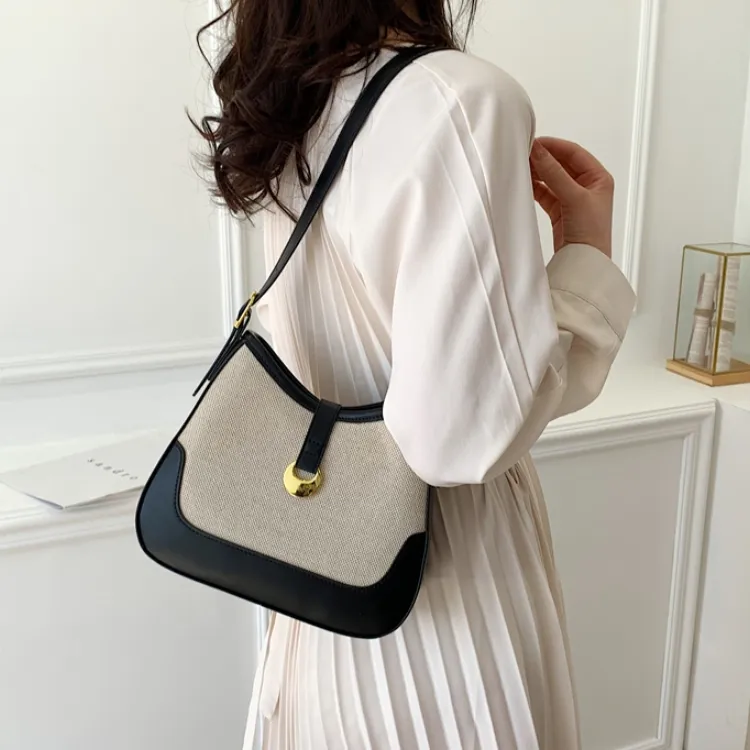 CORE BIRD PU Shoulder Bag Crossbody Bag Shoulder Bag Regular Women's White/Black/Light Brown/Brown-8