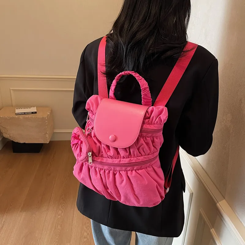 CORE BIRD Fabric Backpack Women's Multicolor-33