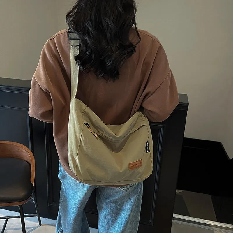 CORE BIRD Fabric Shoulder Bag Unisex Multicolor-9