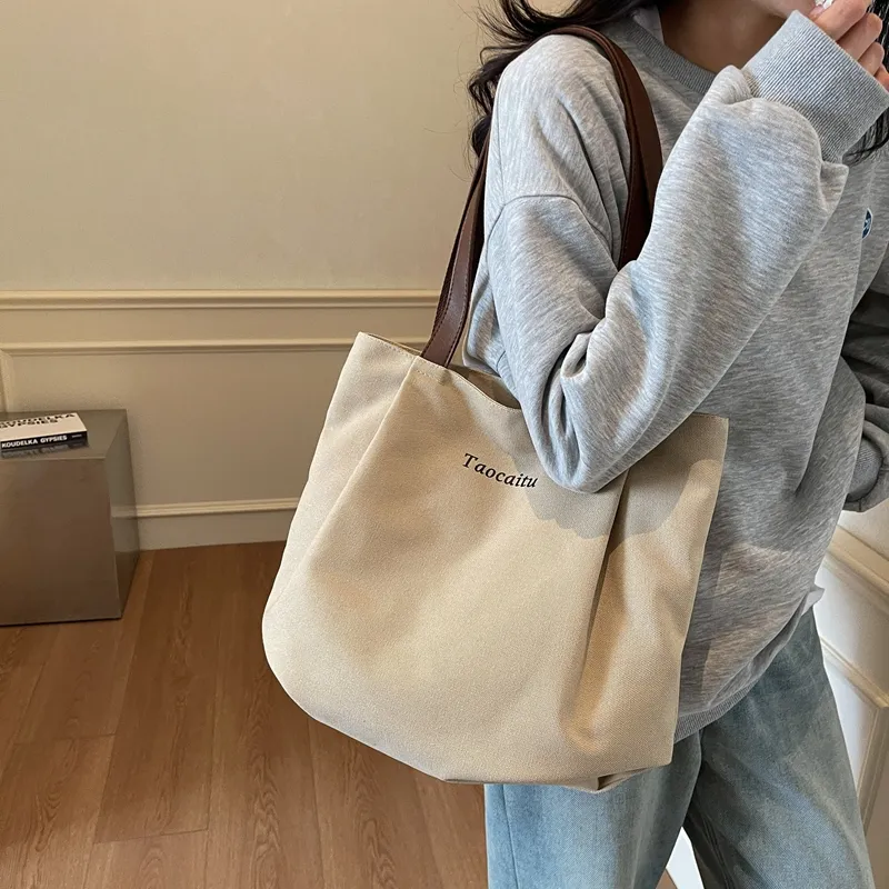 CORE BIRD Canvas Bag, Shoulder Bag Regular Women's Multicolor-7