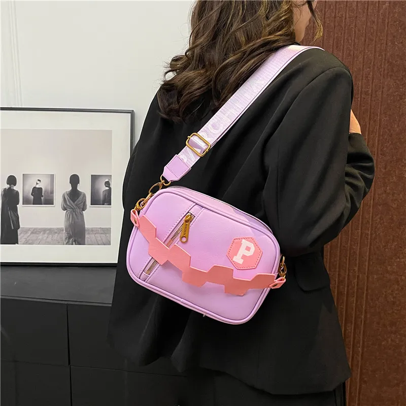 CORE BIRD PU Crossbody Bag Regular Women's Multicolor-17