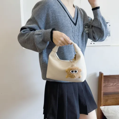 CORE BIRD PU Crossbody Handbags Women's Ecru/Coffee/Black