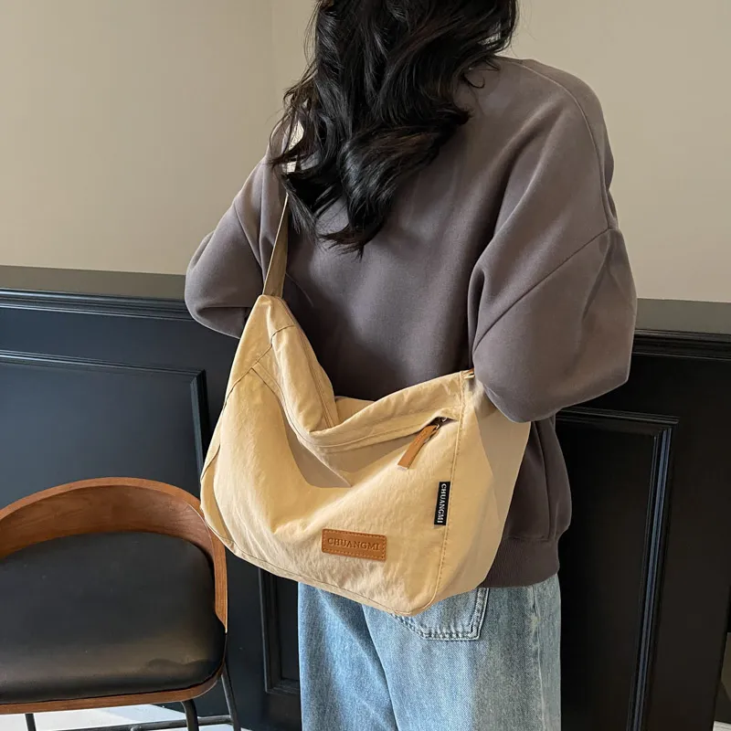 CORE BIRD Fabric Shoulder Bag Unisex Multicolor-19
