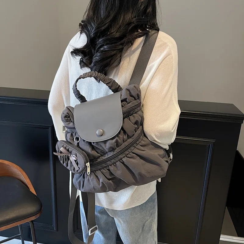 CORE BIRD Fabric Backpack Women's Multicolor-13