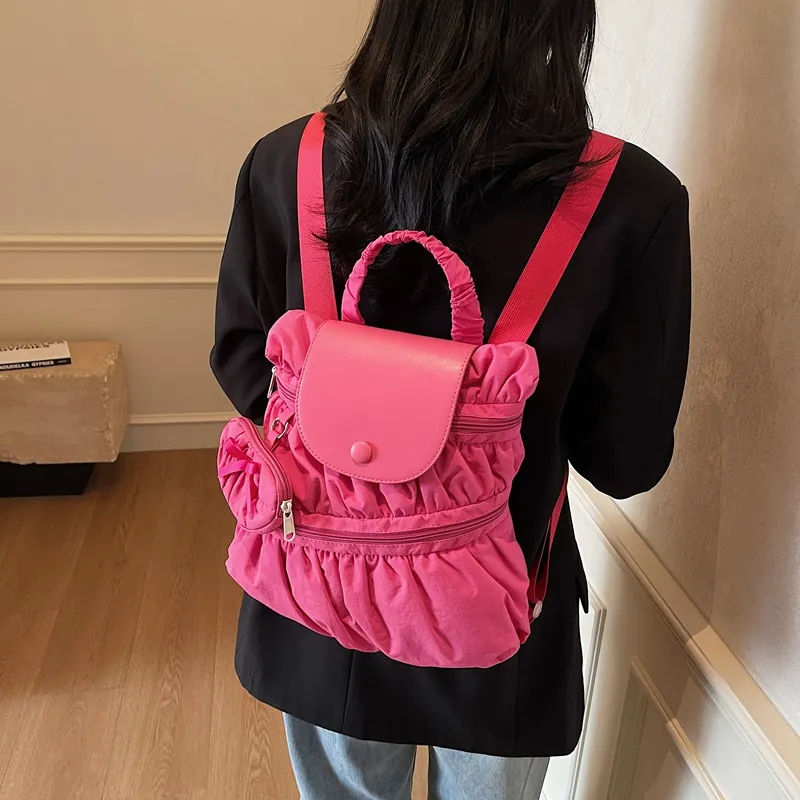 CORE BIRD Fabric Backpack Women's Multicolor-34