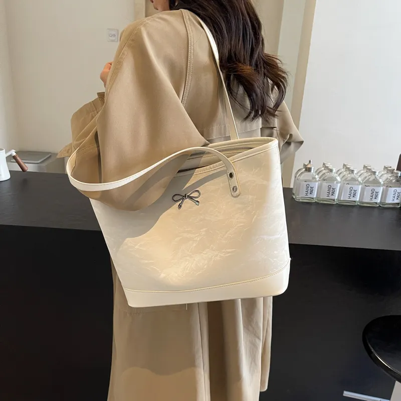 CORE BIRD PU Tote Bag Shopping Bag Shoulder Bags Regular Women's Multicolor-1