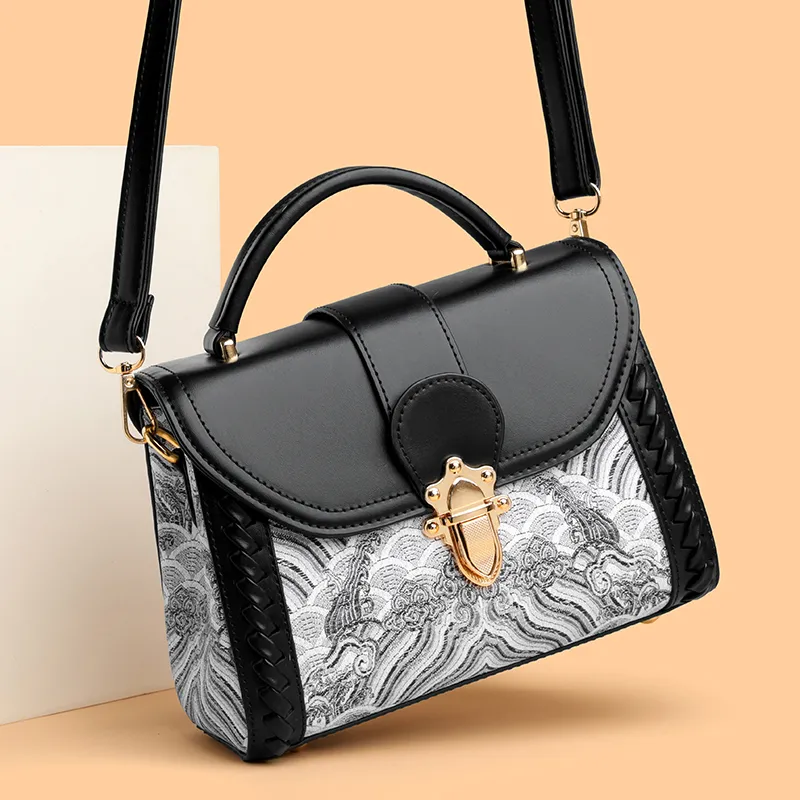CORE BIRD PU Handbag Regular Women's Multicolor-12