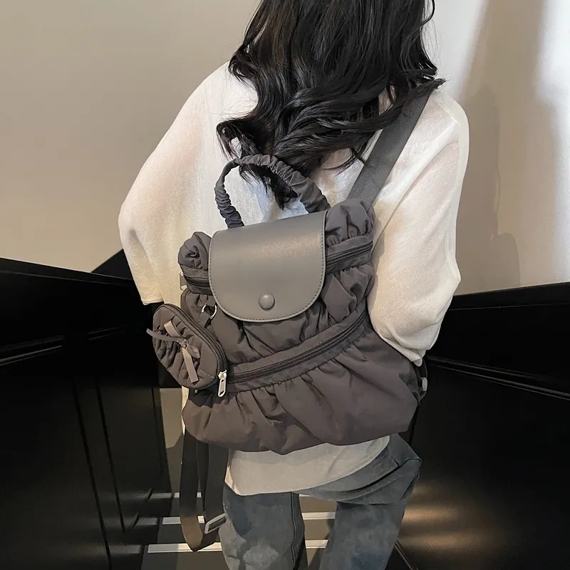 CORE BIRD Fabric Backpack Women's Multicolor-12