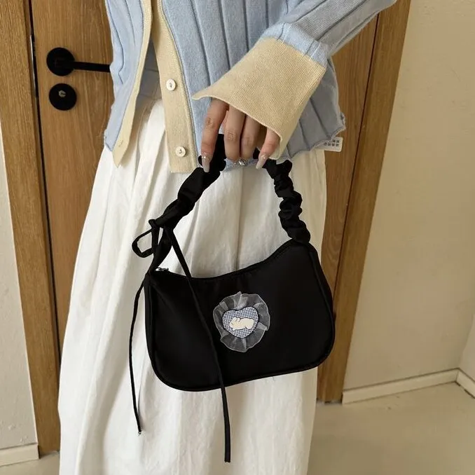 CORE BIRD Canvas Bag Shoulder Bags Women's Black/White/Green/Fuchsia/Orange-15