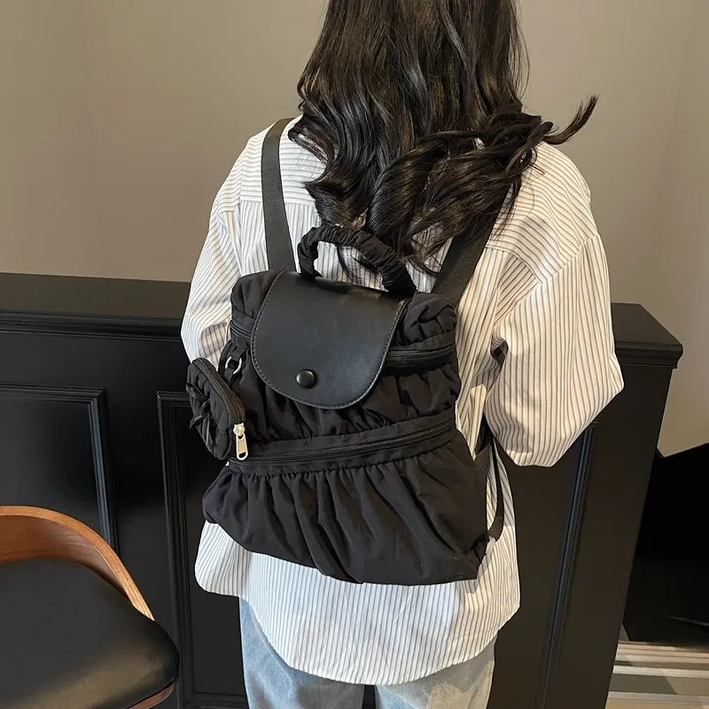 CORE BIRD Fabric Backpack Women's Multicolor-4