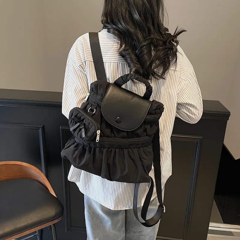 CORE BIRD Fabric Backpack Women's Multicolor-2