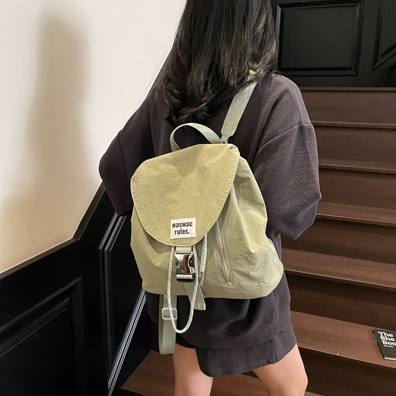 CORE BIRD Nylon Fabric Backpack Women's Multicolor-18