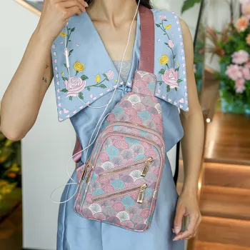 CORE BIRD PU Sling Bag Women's Multicolor