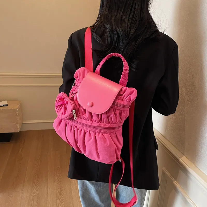 CORE BIRD Fabric Backpack Women's Multicolor-31
