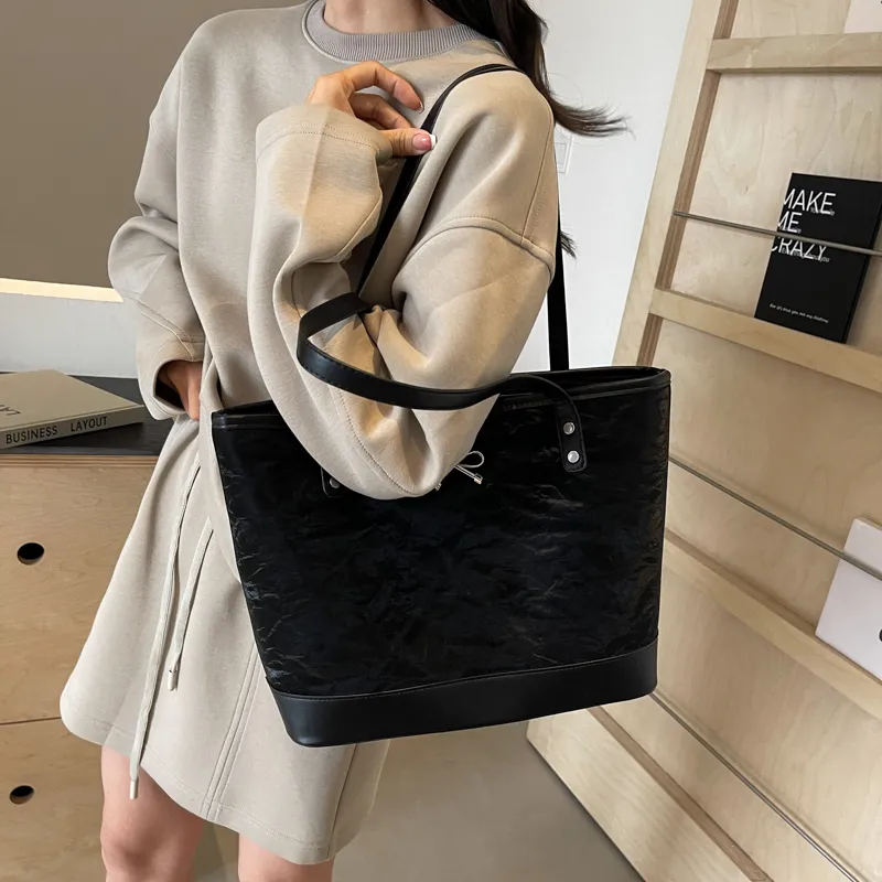 CORE BIRD PU Tote Bag Shopping Bag Shoulder Bags Regular Women's Multicolor-9