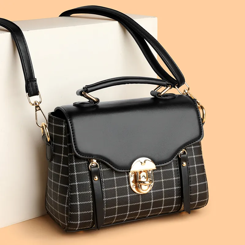 CORE BIRD PU One Shoulder Handbag Women's Multicolor-9
