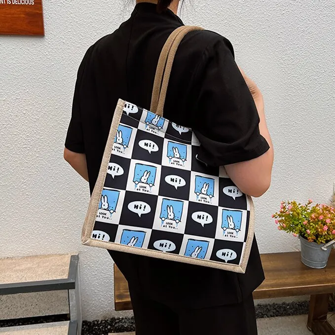 CORE BIRD Canvas Bag, Shoulder Bag Women's Multicolor-6