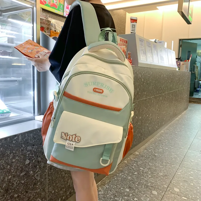 CORE BIRD Nylon Backpack Unisex Multicolor-2
