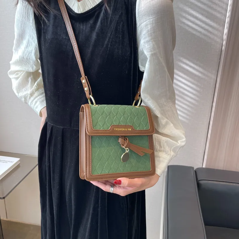 CORE BIRD PU Shoulder Bag, Crossbody Bag, Handbag Women's Black/Green/Coffee-4