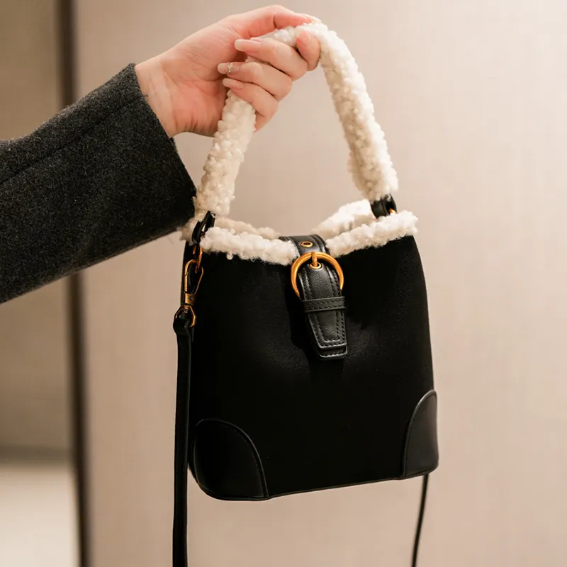 CORE BIRD PU One Shoulder Handbags Regular Women's Brown/Coffee/Black-12