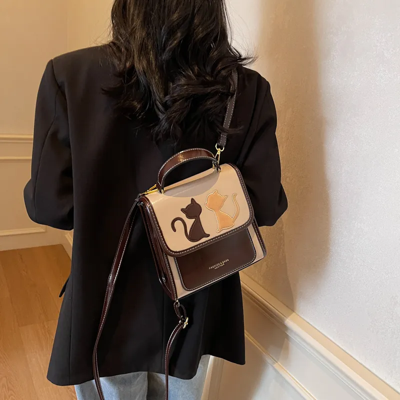 CORE BIRD PU Backpack Regular Women's Multicolor-9