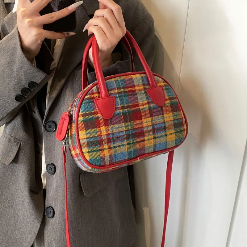 CORE BIRD PU Handbags Shoulder Bags Regular Women's Red-6