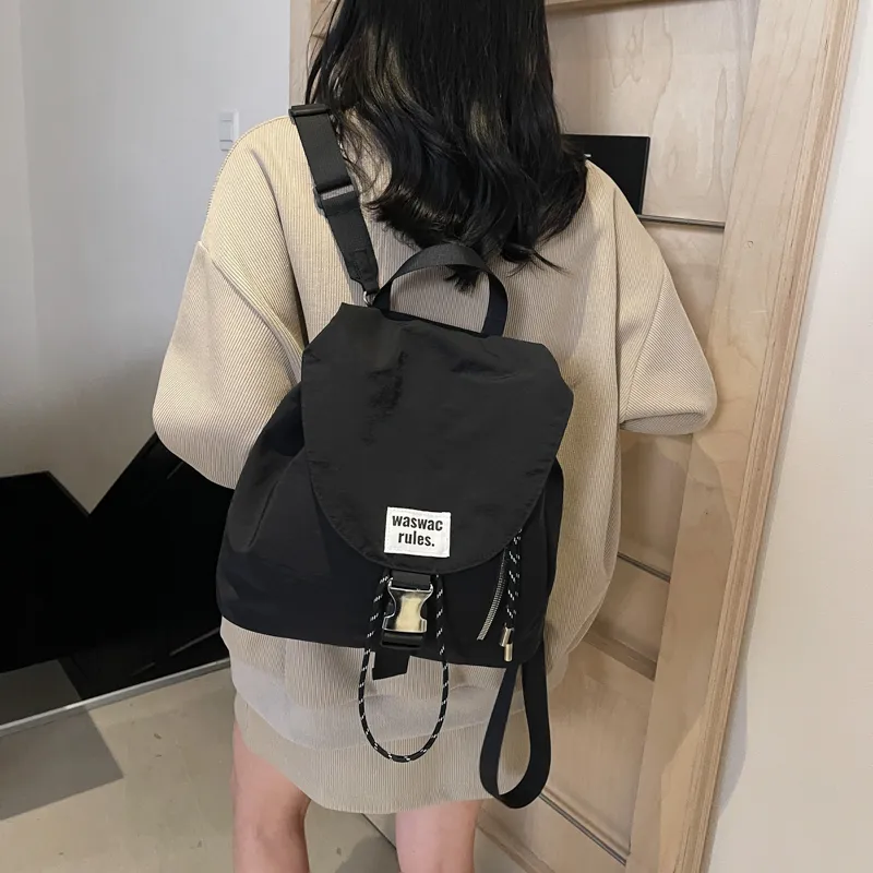 CORE BIRD Nylon Fabric Backpack Women's Multicolor-30