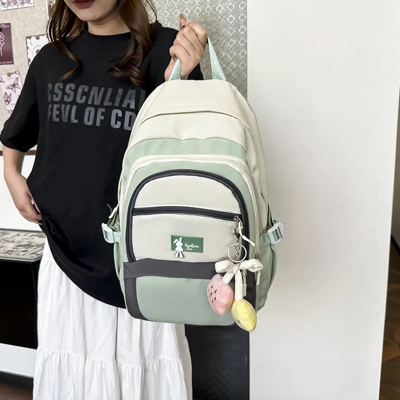 CORE BIRD Nylon Backpack Regular Women's Multicolor-6