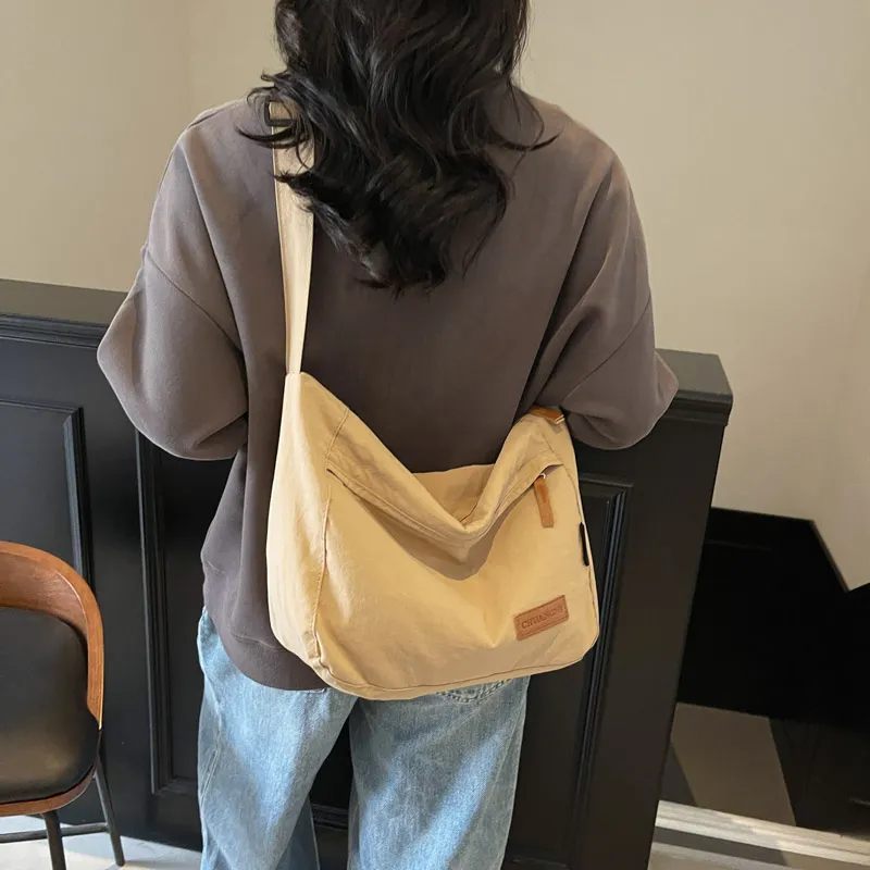 CORE BIRD Fabric Shoulder Bag Unisex Multicolor-20