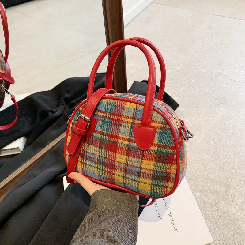CORE BIRD PU Handbags Shoulder Bags Regular Women's Red-4