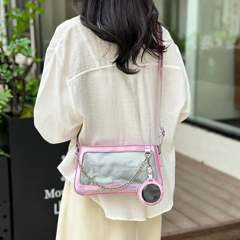 CORE BIRD PU Shoulder Bag Women's Multicolor-7