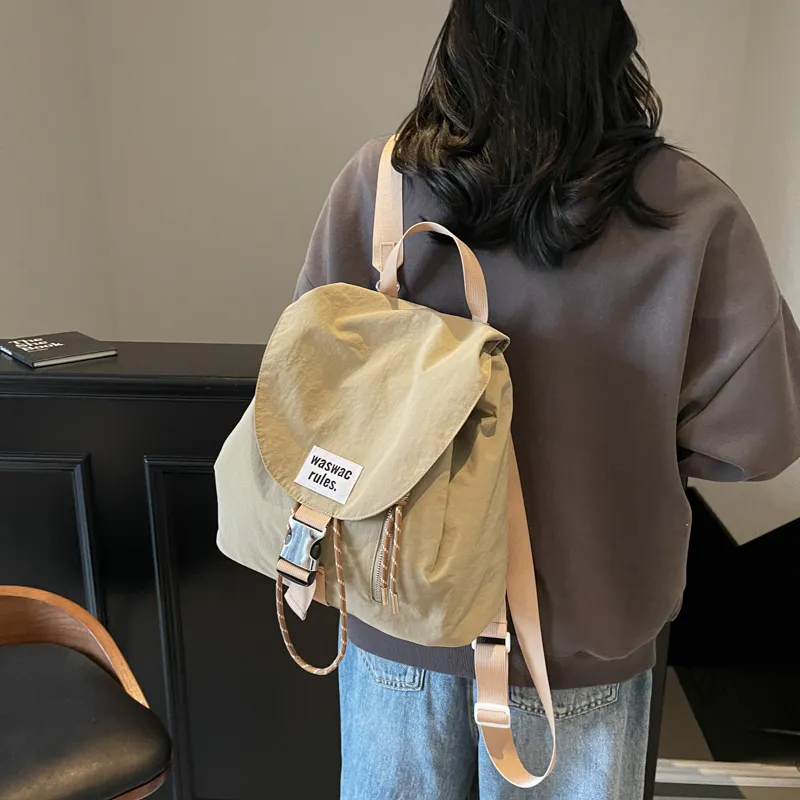 CORE BIRD Nylon Fabric Backpack Women's Multicolor-26