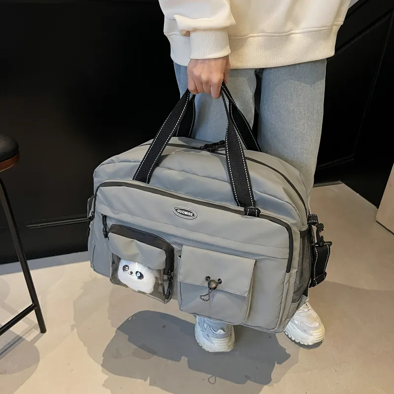 CORE BIRD Fabric Travel Bag Unisex Multicolor-5