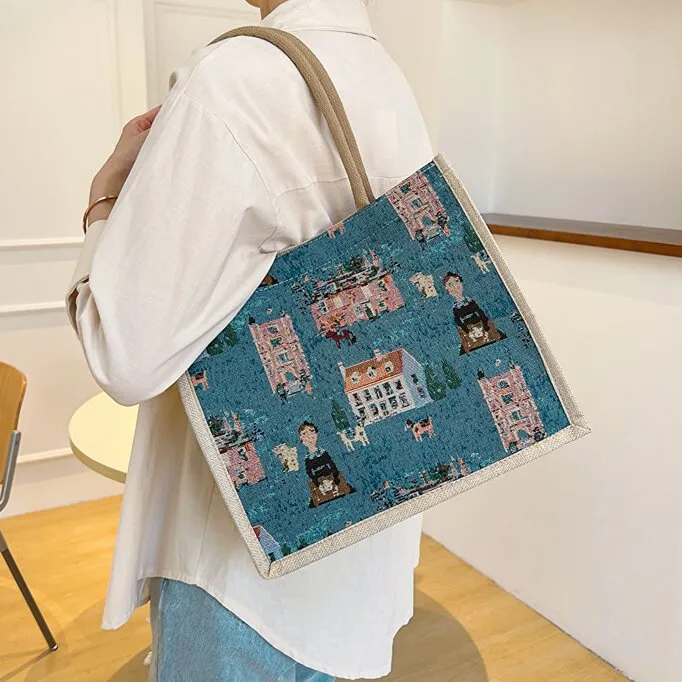 CORE BIRD Canvas Bag, Shoulder Bag Women's Multicolor-14