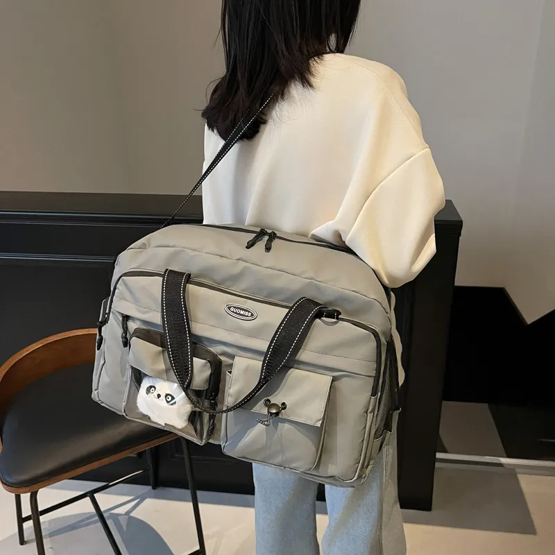 CORE BIRD Fabric Travel Bag Unisex Multicolor-7
