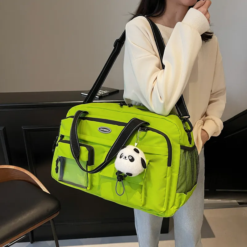 CORE BIRD Fabric Travel Bag Unisex Multicolor-14