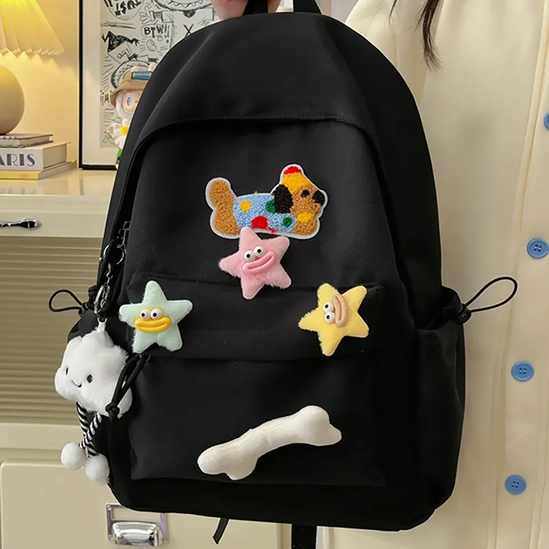 CORE BIRD Nylon Backpack Women's Multicolor-7