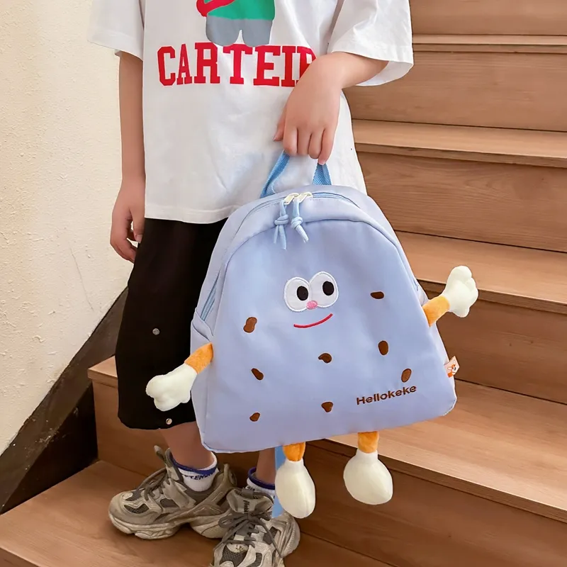 CORE BIRD Nylon Backpack Unisex Yellow/Pink/White/Blue-16