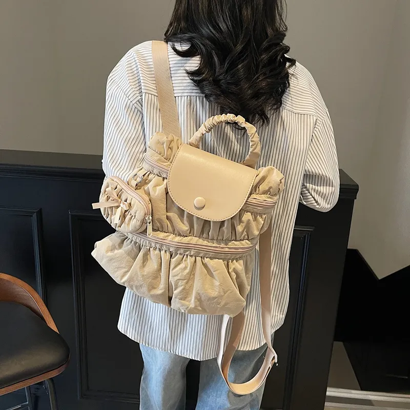 CORE BIRD Fabric Backpack Women's Multicolor-16