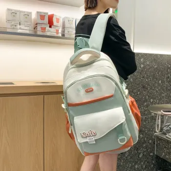 CORE BIRD Nylon Backpack Unisex Multicolor