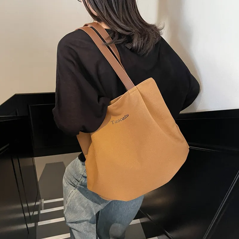 CORE BIRD Canvas Bag, Shoulder Bag Regular Women's Multicolor-14