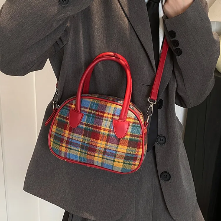 CORE BIRD PU Handbags Shoulder Bags Regular Women's Red-3