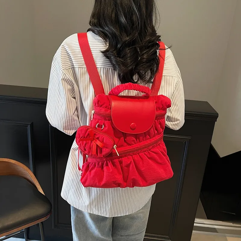 CORE BIRD Fabric Backpack Women's Multicolor-24
