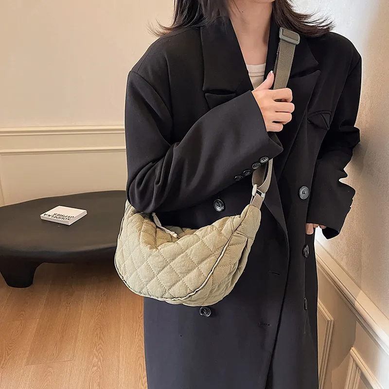 CORE BIRD Canvas Bag, Portable Crossbody Bag, Shoulder Bag Women's Multicolor-13