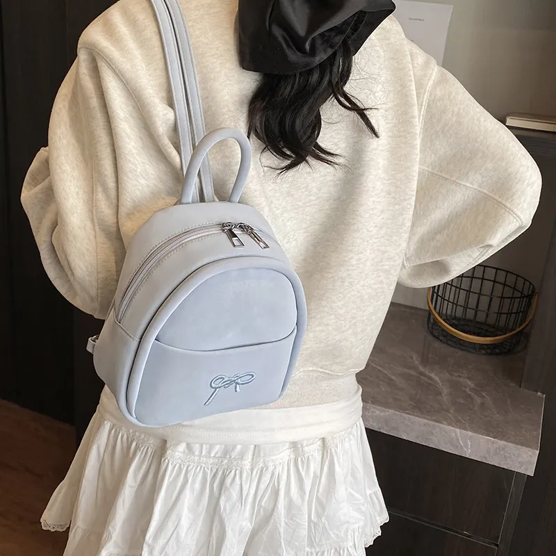 CORE BIRD PU Backpack Regular Unisex Blue-3