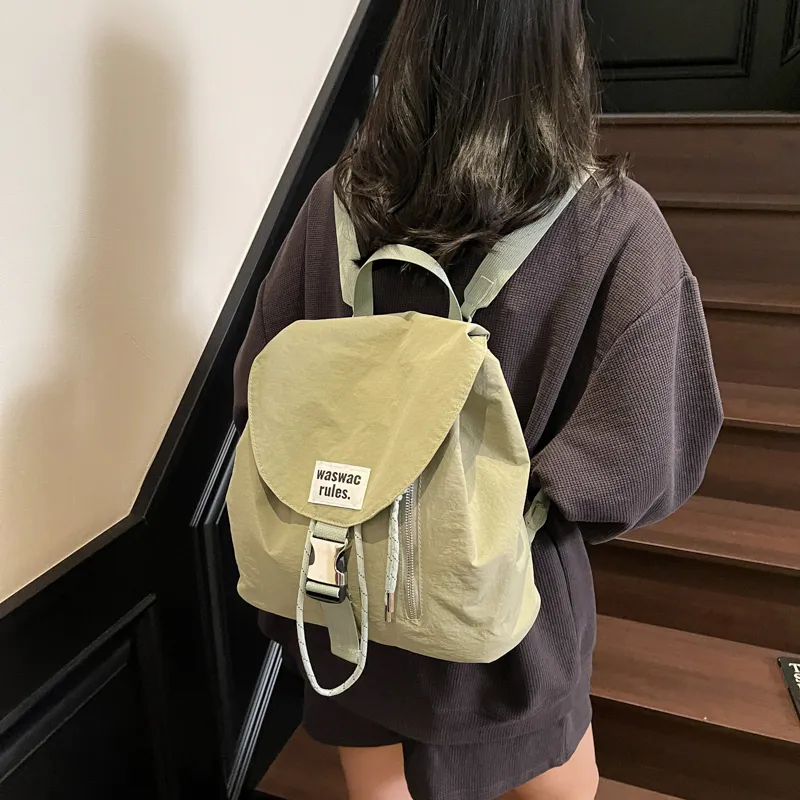 CORE BIRD Nylon Fabric Backpack Women's Multicolor-20