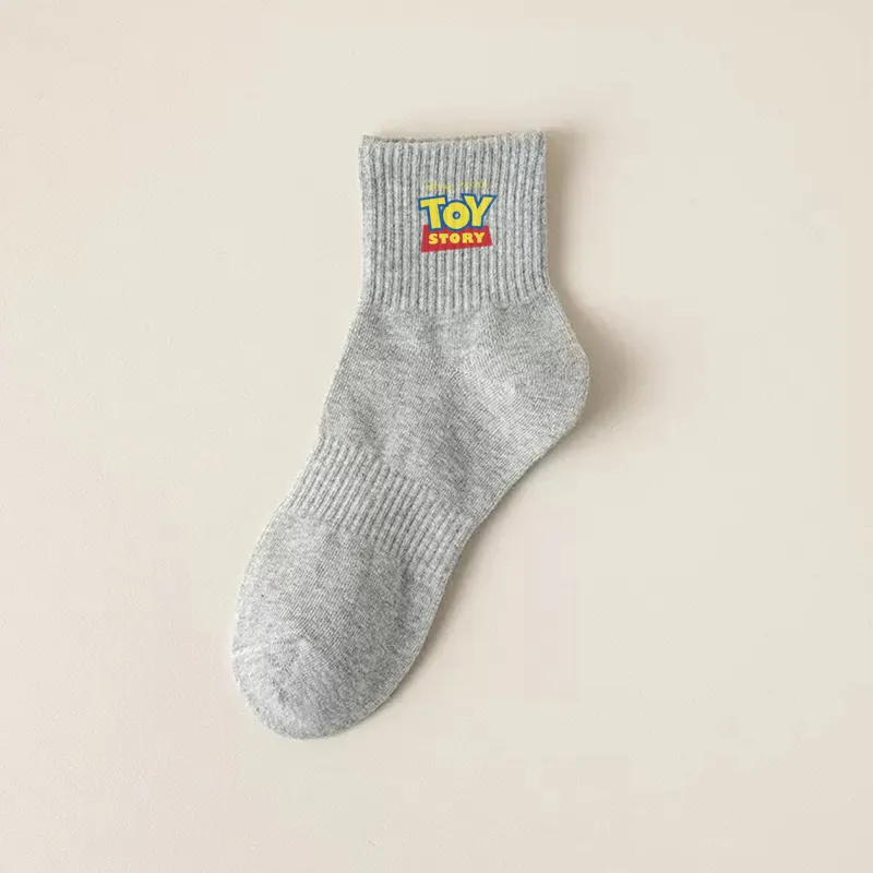 Disney Mid Calf Socks Unisex Box 4 Pack-5
