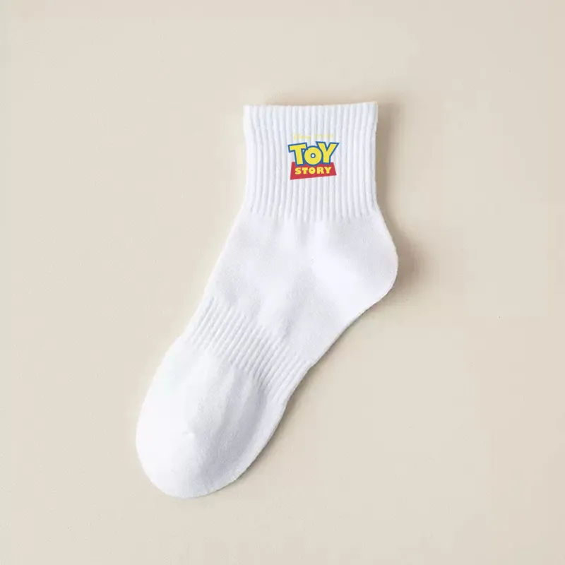 Disney Mid Calf Socks Unisex Box 4 Pack-1