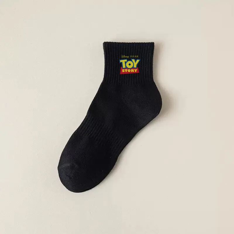 Disney Mid Calf Socks Unisex Box 4 Pack-3