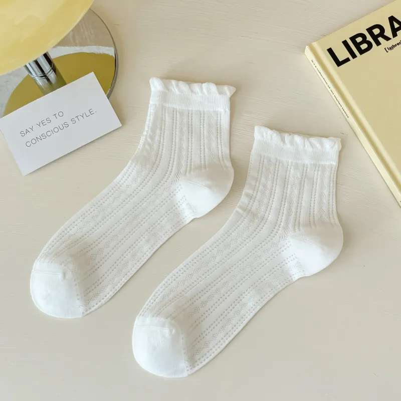 Disney Mid Calf Socks Women's Shopping Bag Combo Set-5
